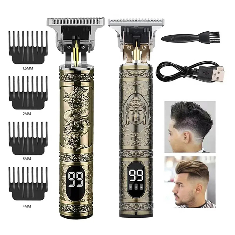 Eyebrow Razor Trimmer - طقم مقص حلاقة لاسلكي للرجال ،