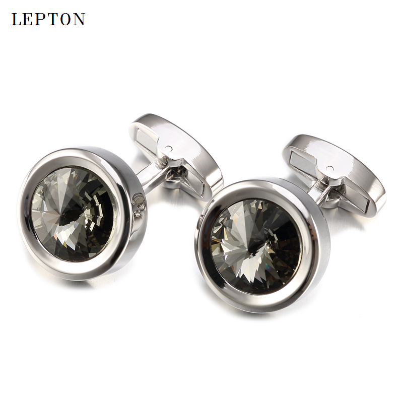 Mens Grooming Brand - أزرار أكمام كريستالية من ماركة Lepton