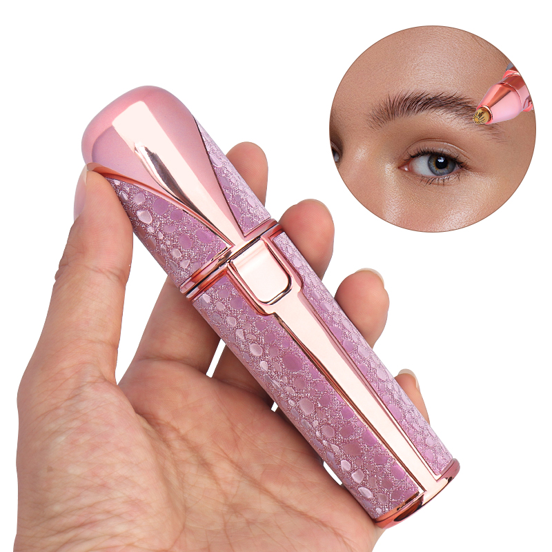 Eyebrow Razor Trimmer - 2 في 1 الكهربائية أداة قص