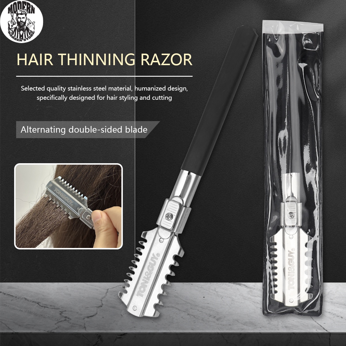 Men'S Grooming Shaver - شفرات حلاقة مزدوجة الحواف للصالونات، أدوات