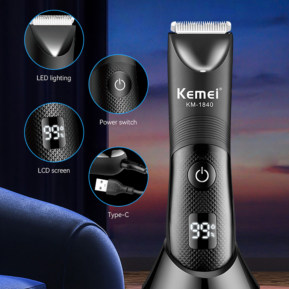 Kemei الكهربائية كرة الفخذ الش - مراجعة Eyebrow Razor Trimmer وسعره