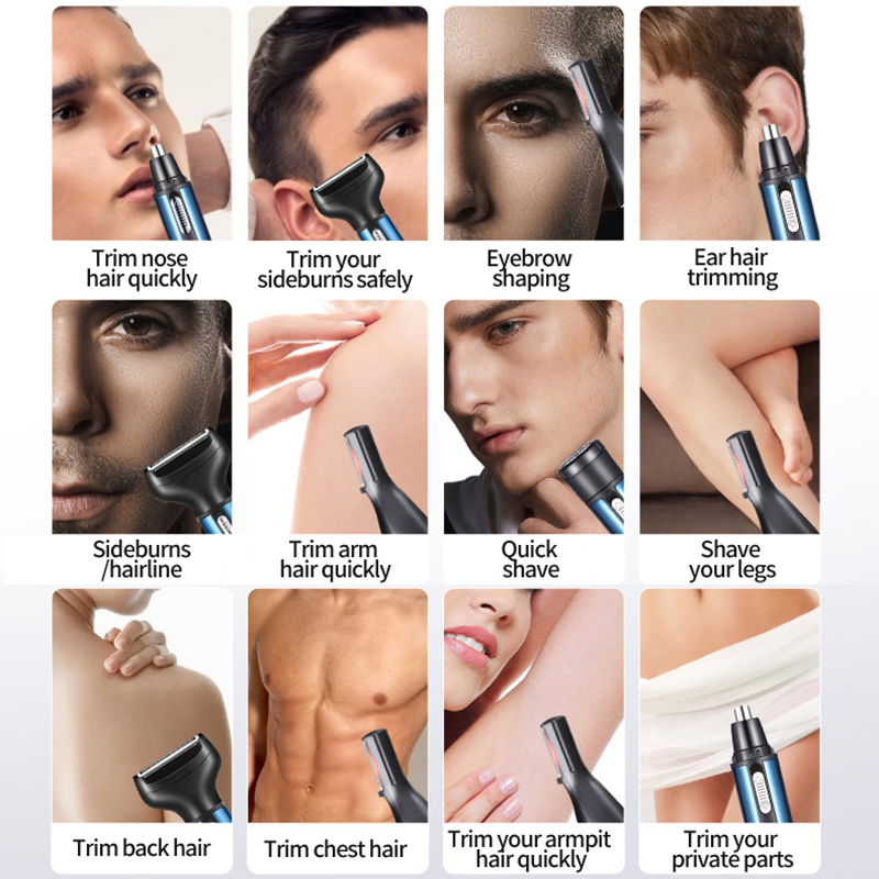 ماكينة تشذيب شعر الأنف والأذن  - مراجعة Men'S Grooming Salon وسعره