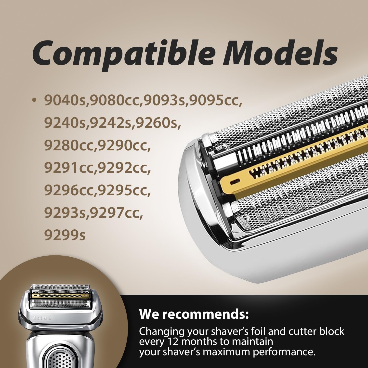 رأس رقائق بديل جديد 92S متوافق - مراجعة Men'S Grooming Shaver وسعره