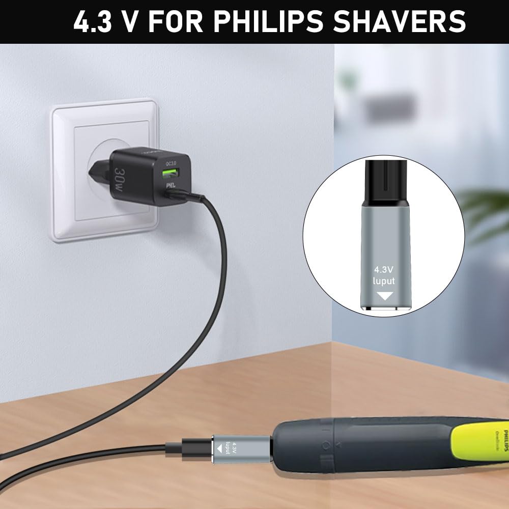 محول شاحن ماكينة حلاقة من نوع  - مراجعة Men'S Grooming Shaver وسعره