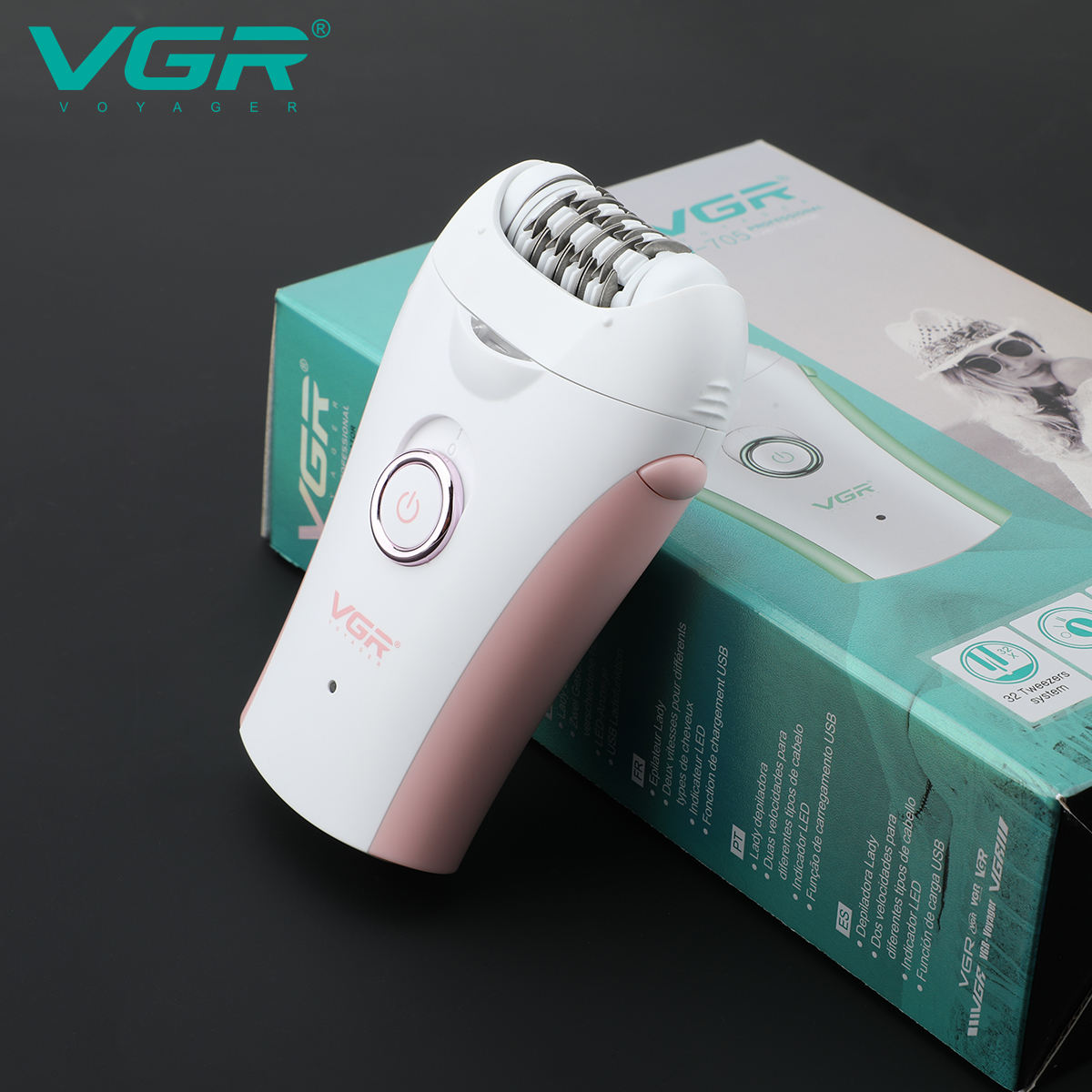 جهاز إزالة الشعر الاحترافي VGR - مراجعة Eyebrow Razor Trimmer وسعره