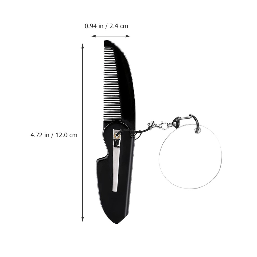 مشط للرجال قابل للطي مع مرآة و - مراجعة Men'S Grooming Mirror وسعره