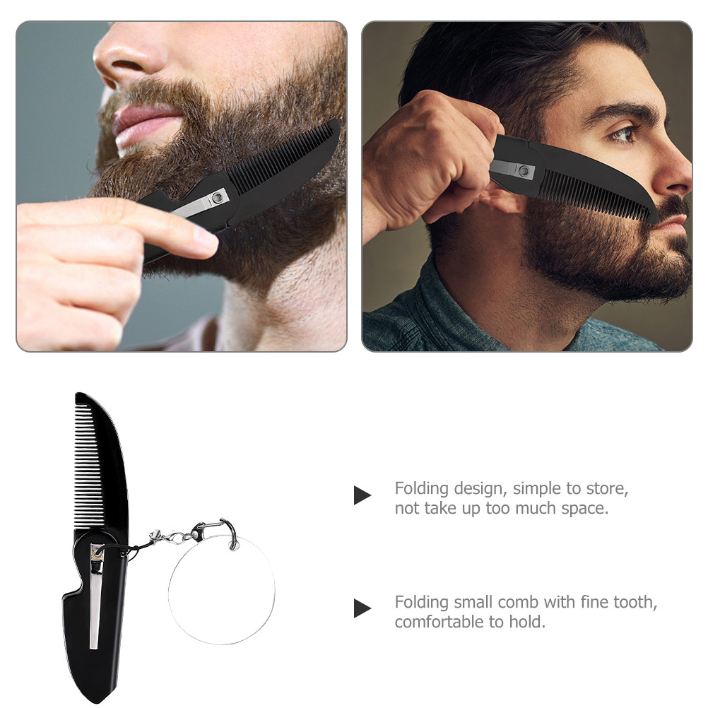 مشط للرجال قابل للطي مع مرآة و - مراجعة Men'S Grooming Mirror وسعره