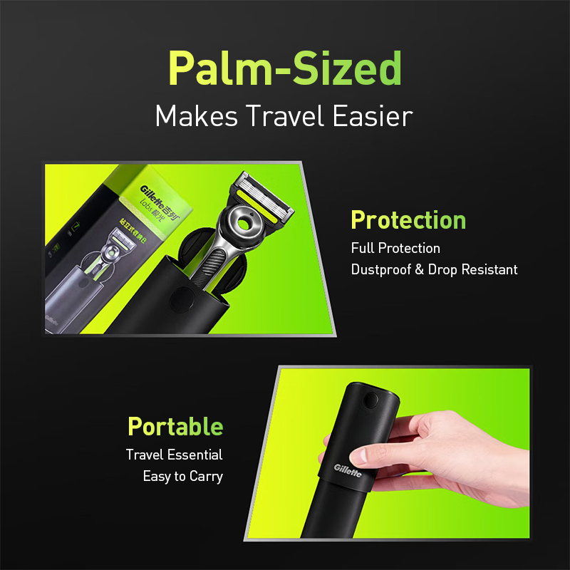 صندوق ماكينة الحلاقة جيليت لاب - مراجعة Men'S Grooming Shaver وسعره