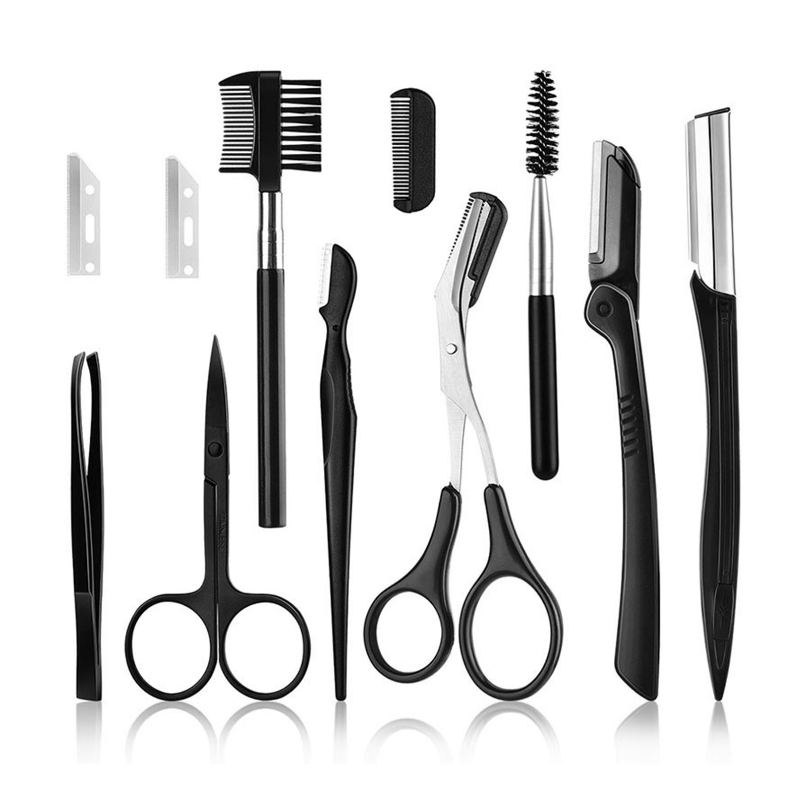 طقم العناية بالحواجب: مقص من ا - مراجعة Eyebrow Razor Trimmer وسعره